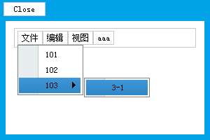炫彩界面库: MenuBar-菜单条元素